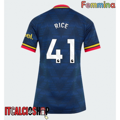 Arsenal Declan Rice #41 Seconda Maglia Femmina 2026-27 Manica Corta